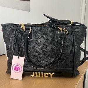 Deboss black Juicy Couture bag